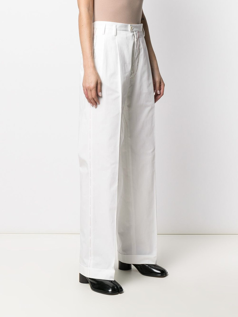 high-waisted straight-leg trousers 3