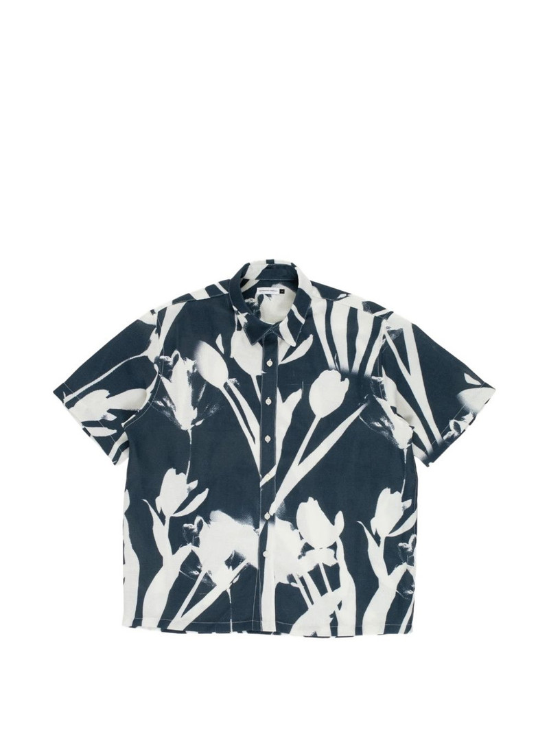 tulip print short sleeve shirt 1