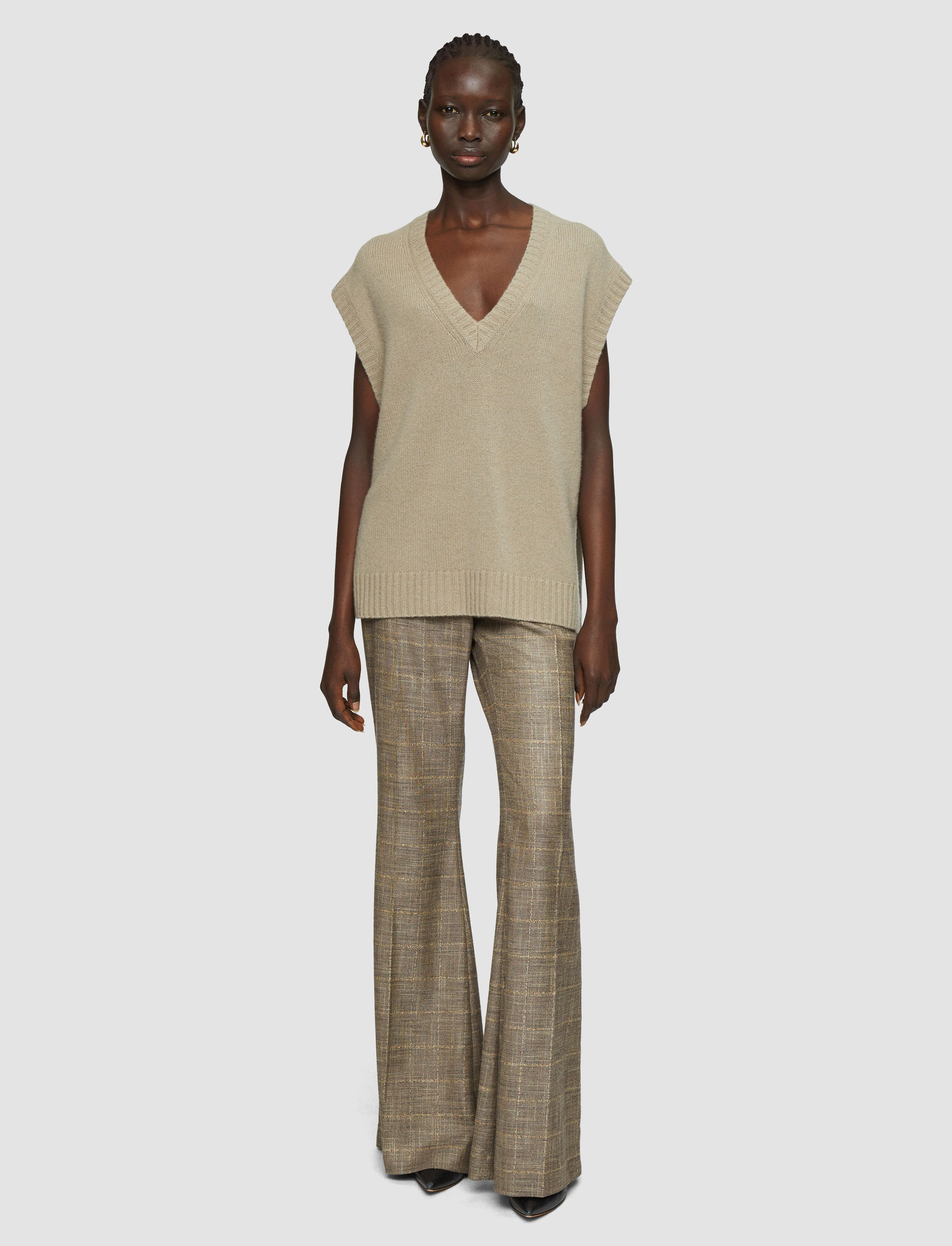 Open Cashmere Vest - 2