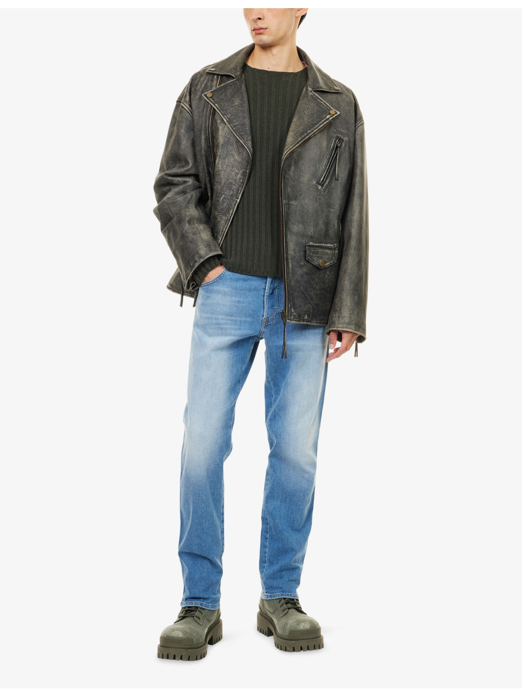 1993 D-Vyl Straight-Leg Denim Jeans - 2