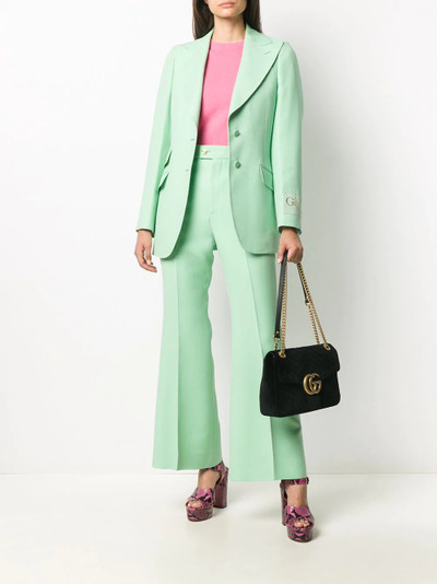 GUCCI tailored single-breasted blazer outlook