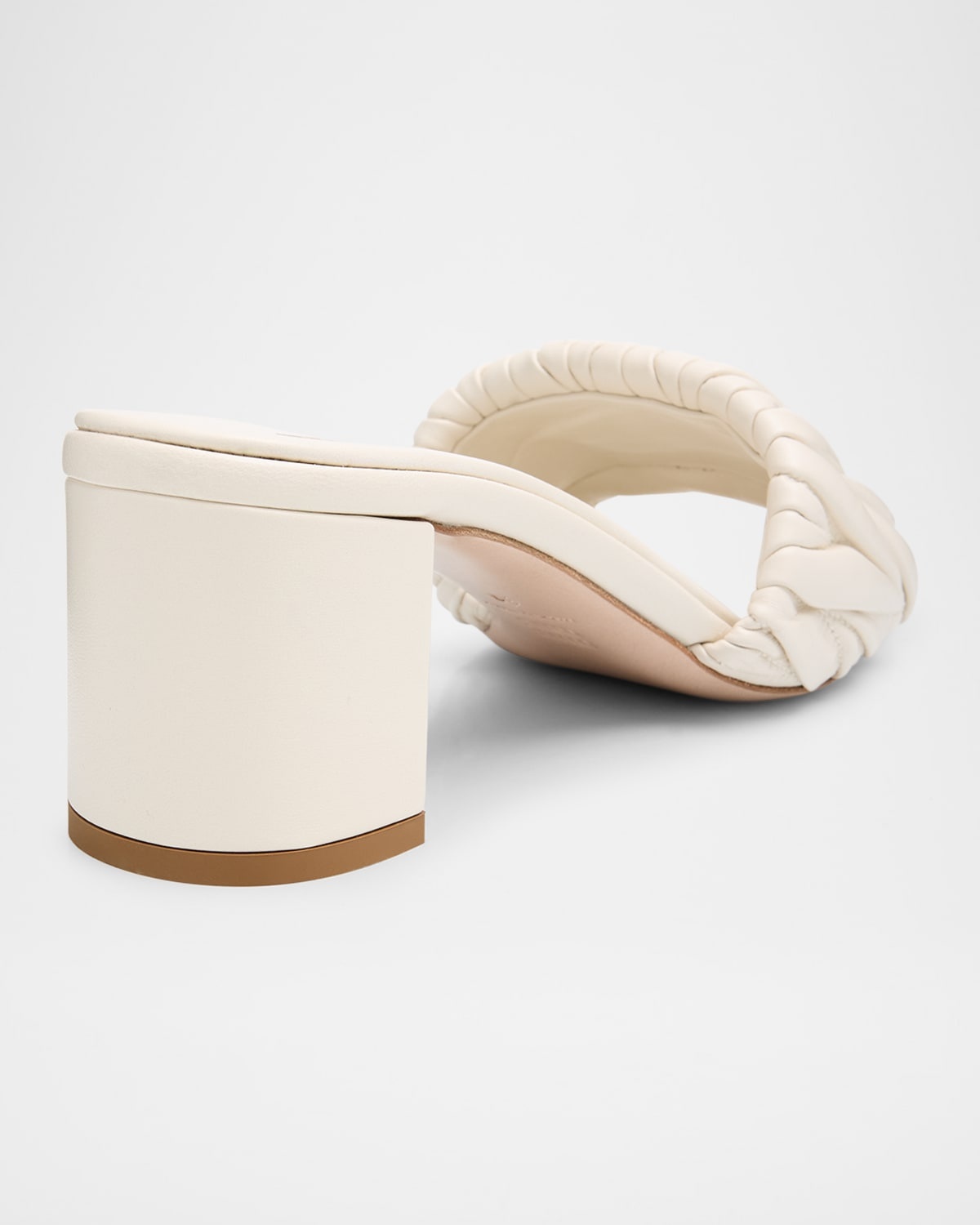 Quilted Leather Mule Sandals - 6