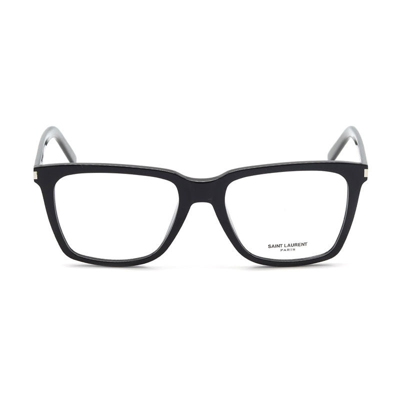 Saint Laurent SL717SLIMSUN001 Black Acetate Eyeglasses — Black 1