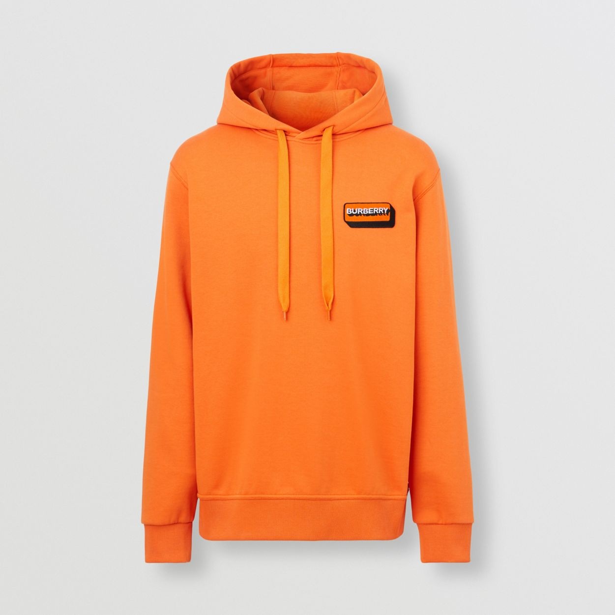 Logo Appliqué Cotton Hoodie - 2
