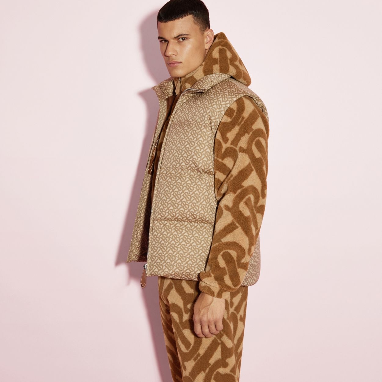 Monogram Jacquard Puffer Gilet - 8