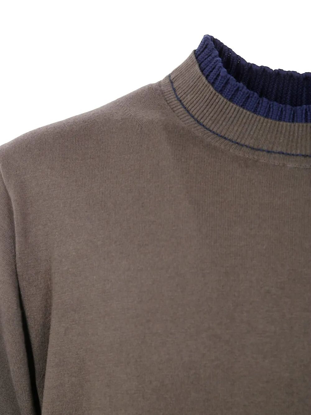 Sacai Men Cotton Cashmere Knit Pullover - 6