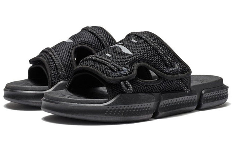 Li-Ning Reflective Sandals 'Black Silver' AGAS013-2 - 3