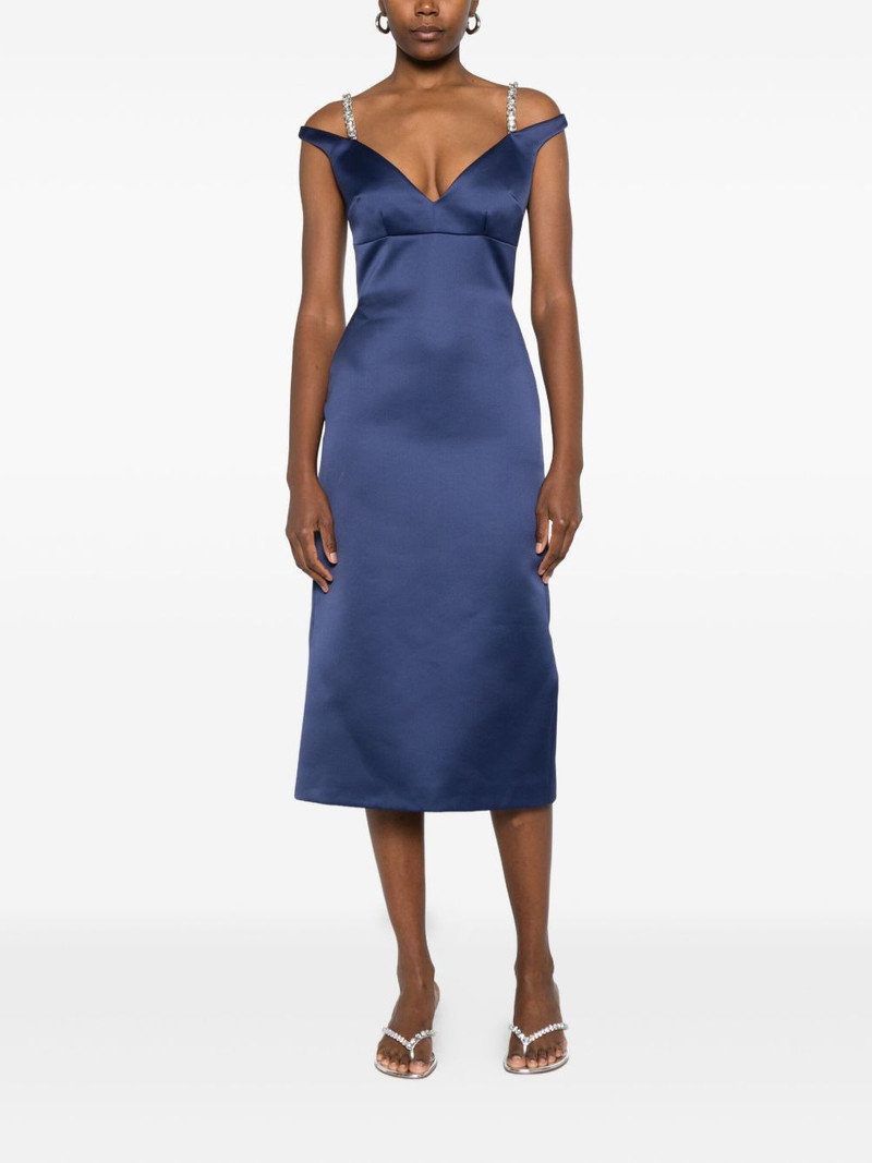 David Koma embellished-strap dress outlook