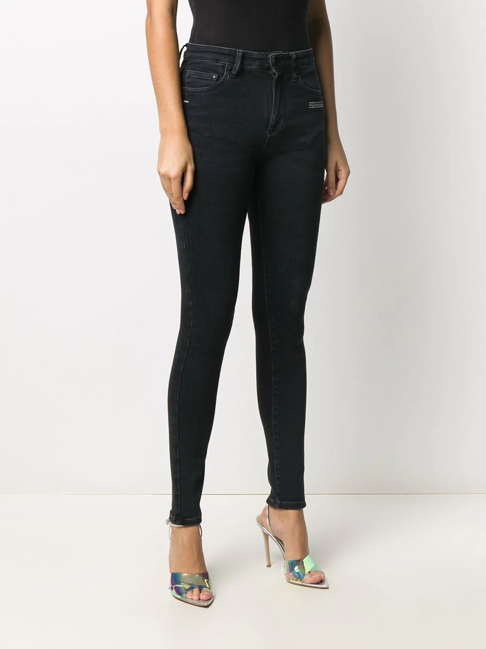 mid-rise skinny jeans - 3