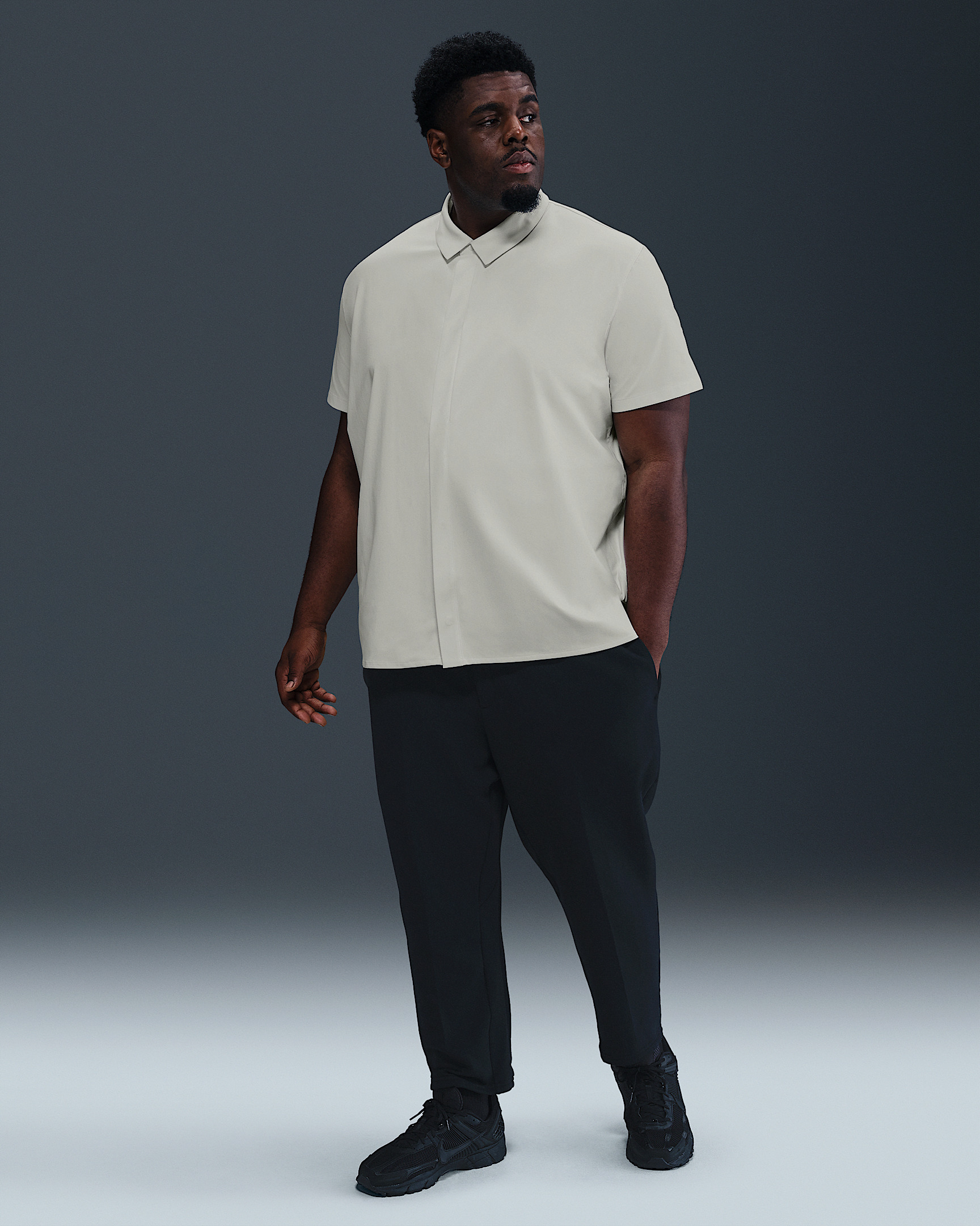 Nike 24.7 PerfectStretch Men's Dri-FIT Short-Sleeve Snap-Down Top - 9