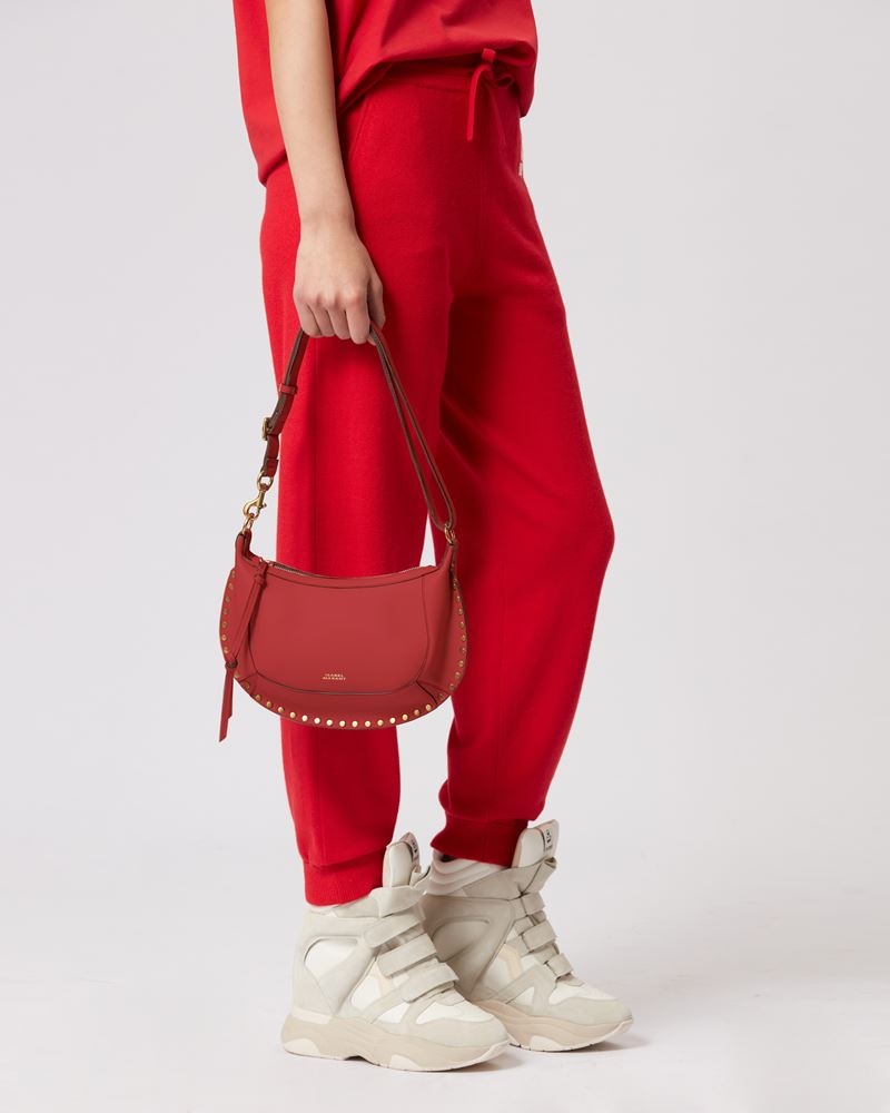 OSKAN MOON LEATHER SHOULDER BAG - 3