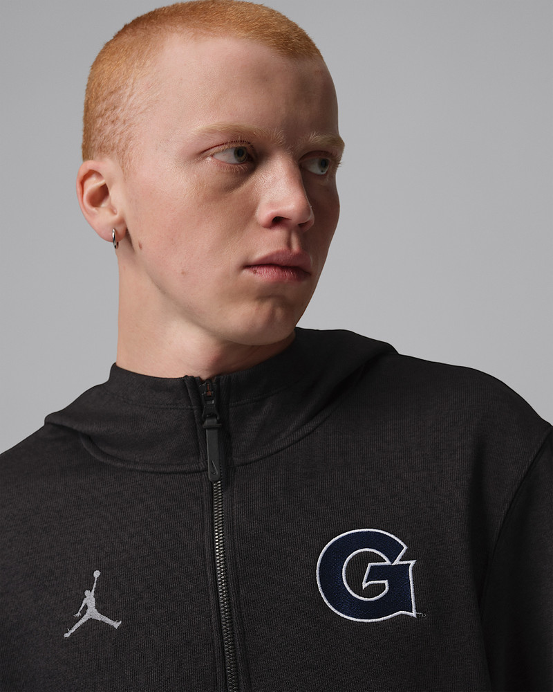 Georgetown Hoyas Nike NCAA Men's Basketball Coaches' Pullover Hoodie 3