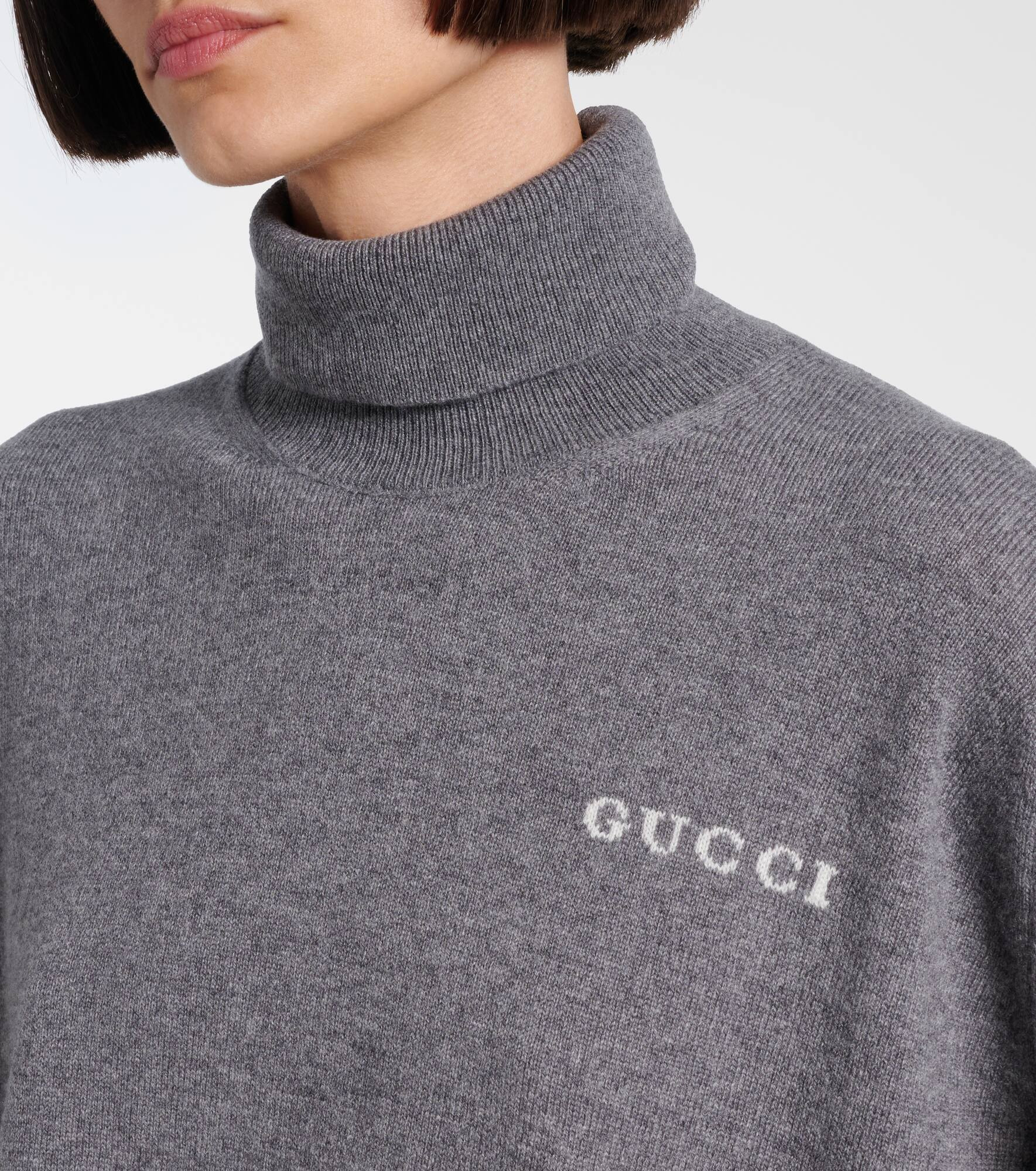 Cashmere turtleneck sweater - 4