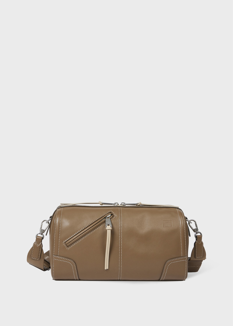 Brown Leather Crossbody Bag 1