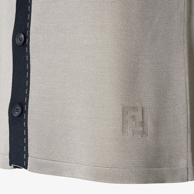 Cardigan Gray viscose cardigan 3