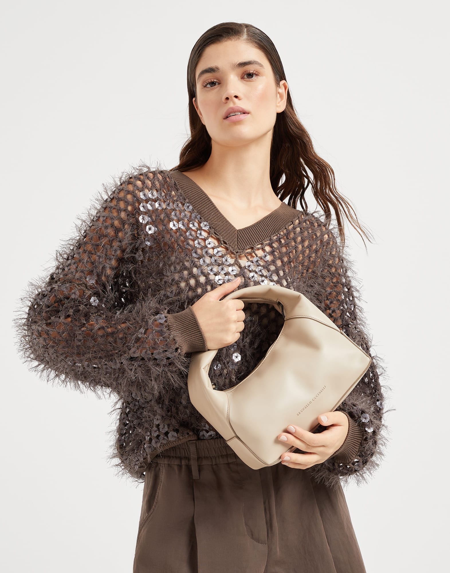BC Duo small hobo bag in calfskin - 4