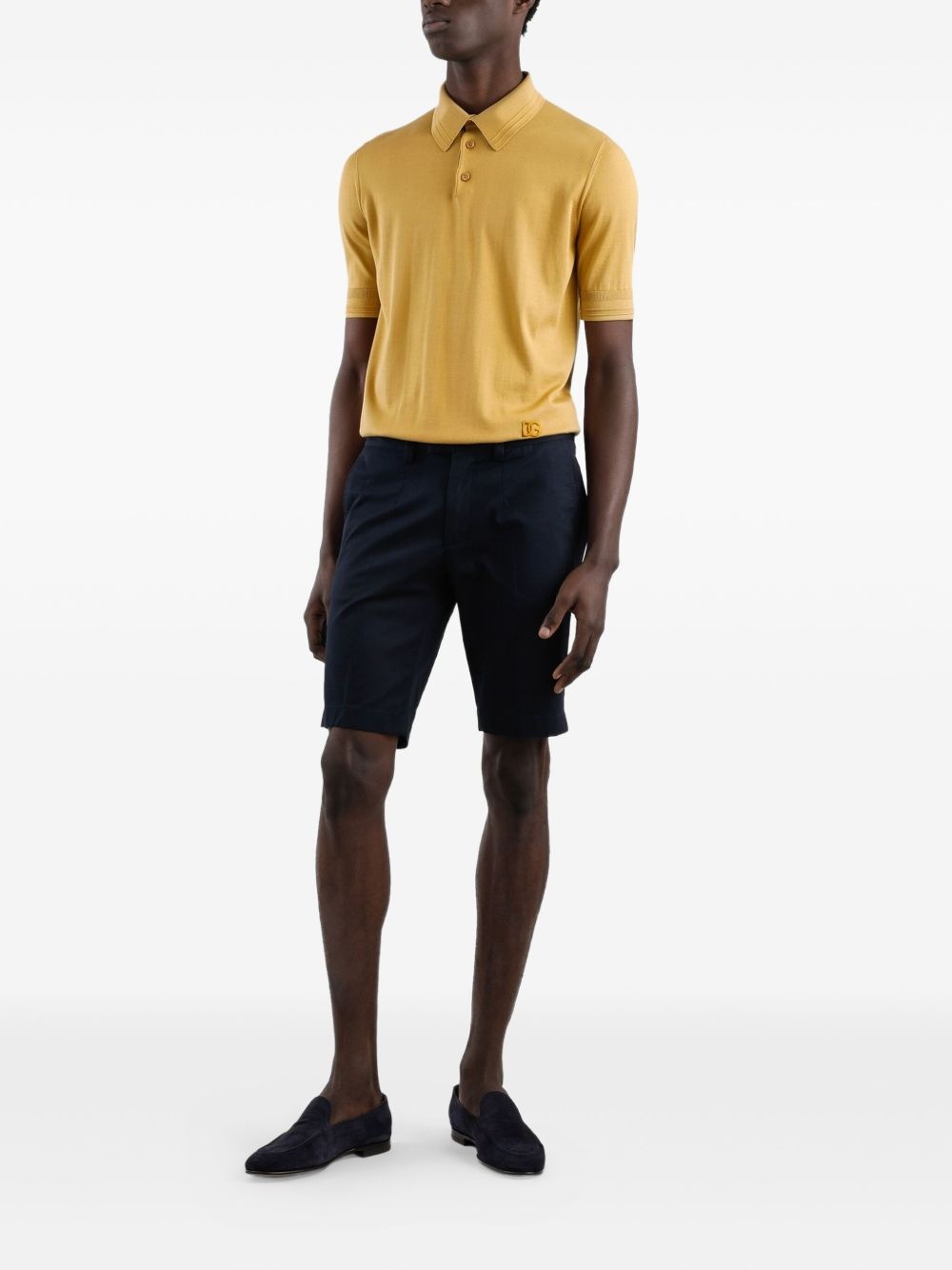 stretch-cotton bermuda shorts - 2