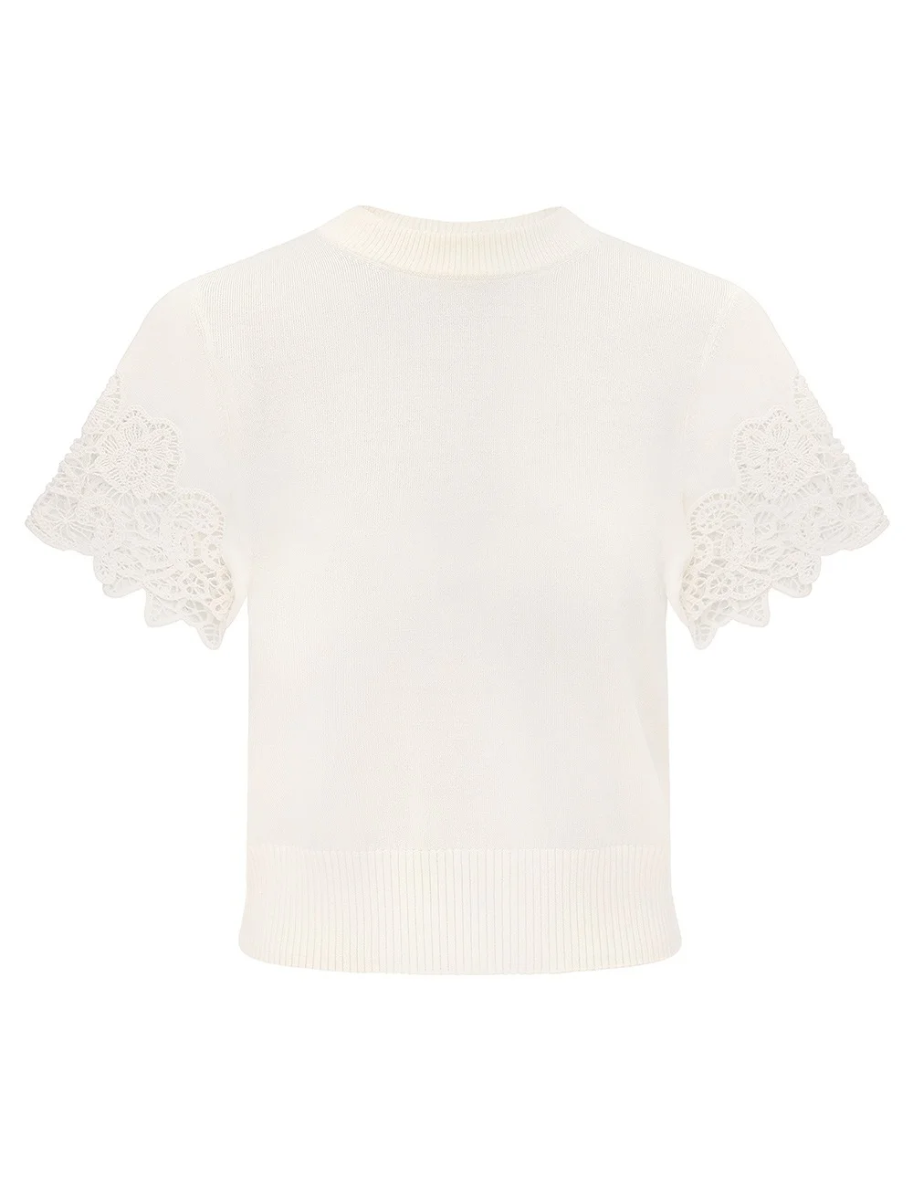 VALIANT MERINO LACE TEE - 1