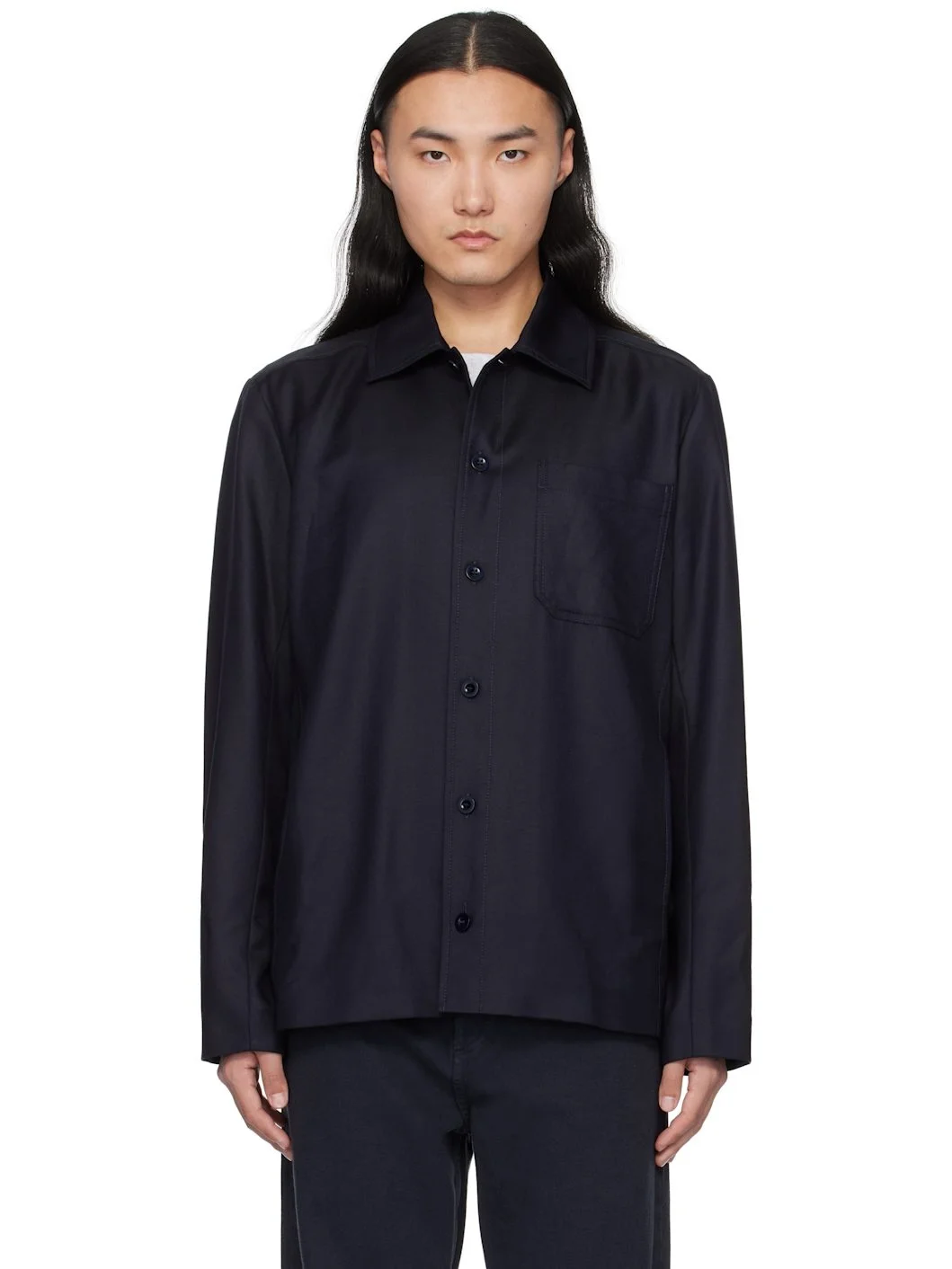 Navy Jeffray Jacket - 1