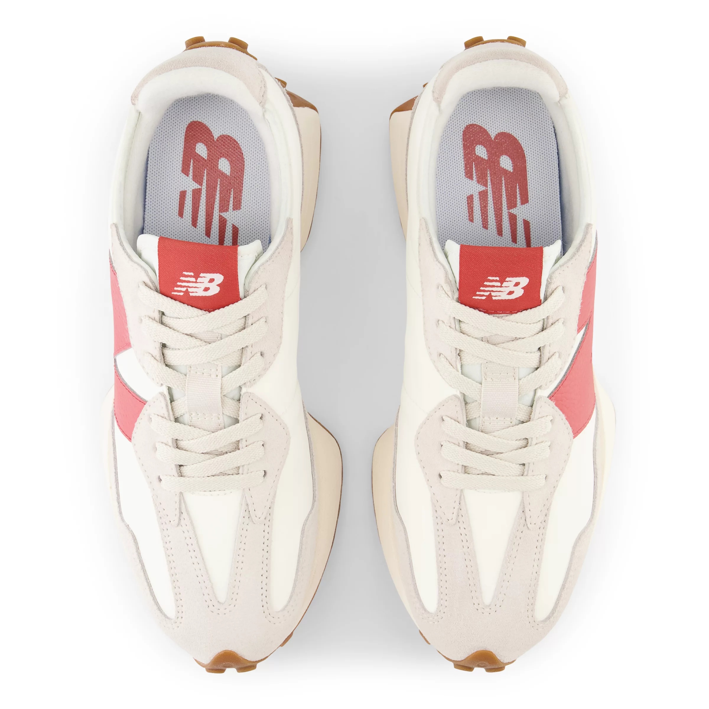 New Balance U327LV Shoes Mens Size 8.5 White Suede Low Top Sneakers U327LV New Balance 327 - U327V1-44548 | REVERSIBLE main image 3