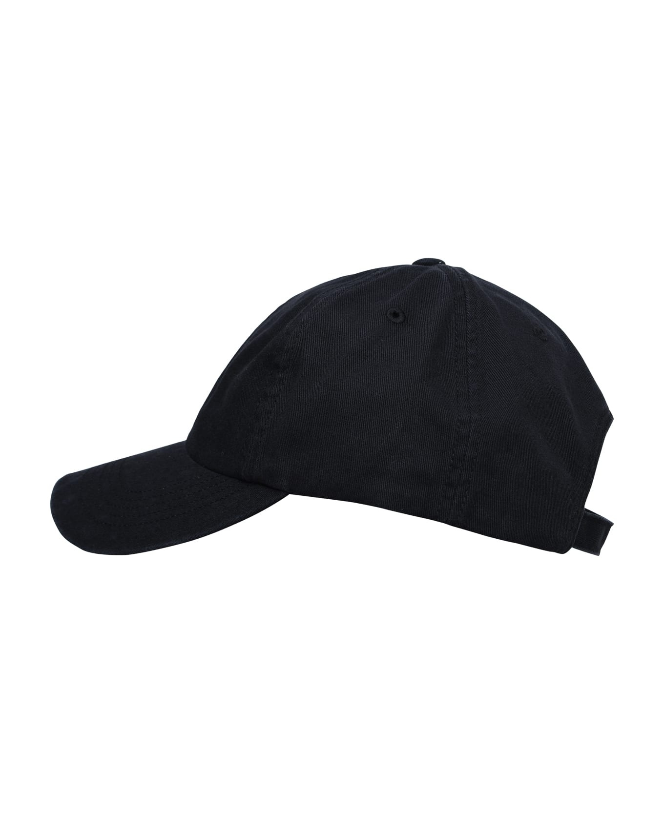 'dad' Black Cotton Hat - 2