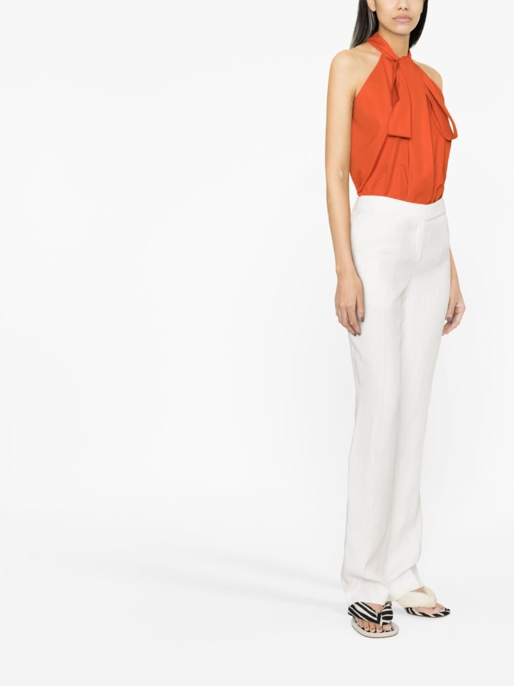 low-rise tailored trousers - 4