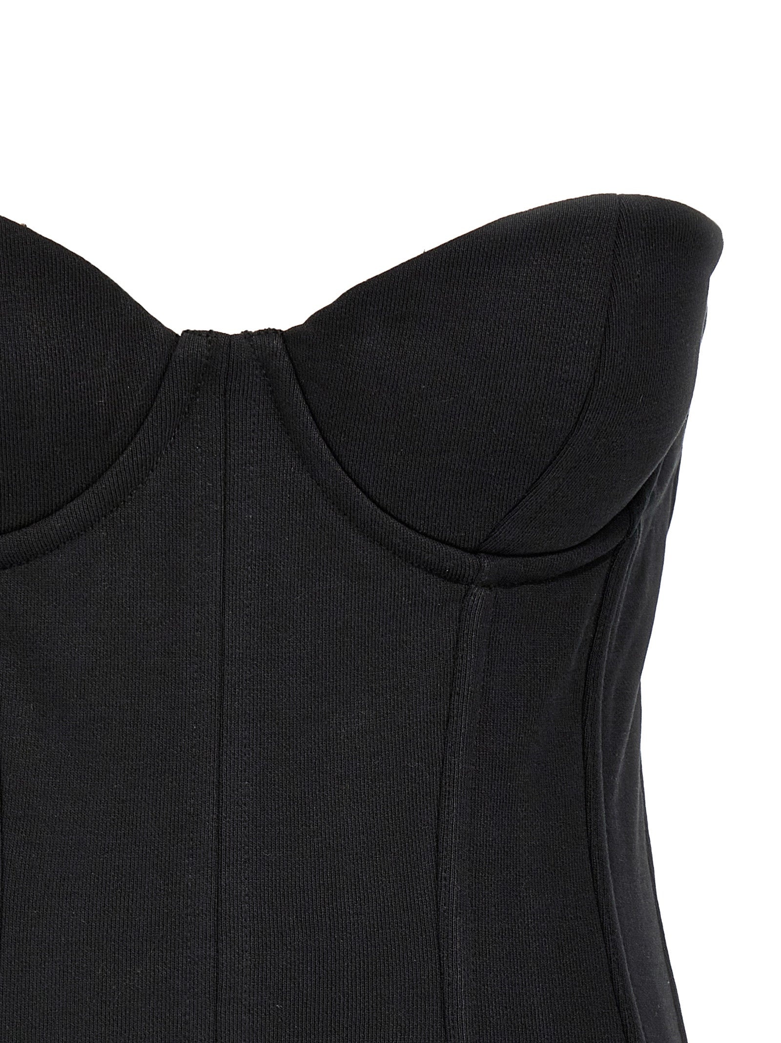 Molleton Corset Tops Black - 3