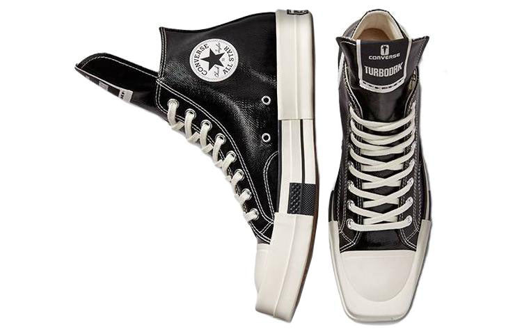 Converse Rick Owens x TURBODRK Chuck 70 High 'Black Lacquer' A01291C - 4