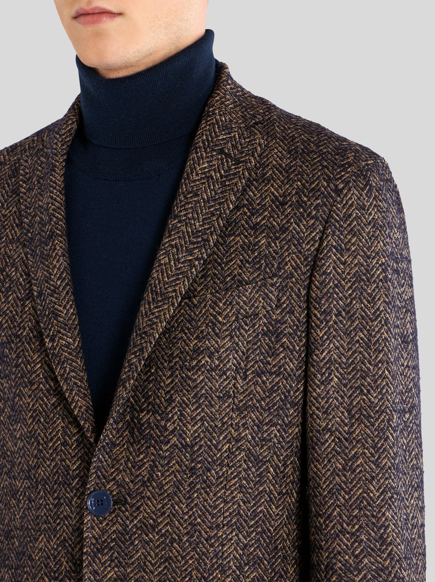 MIXED WOOL JACKET - 2