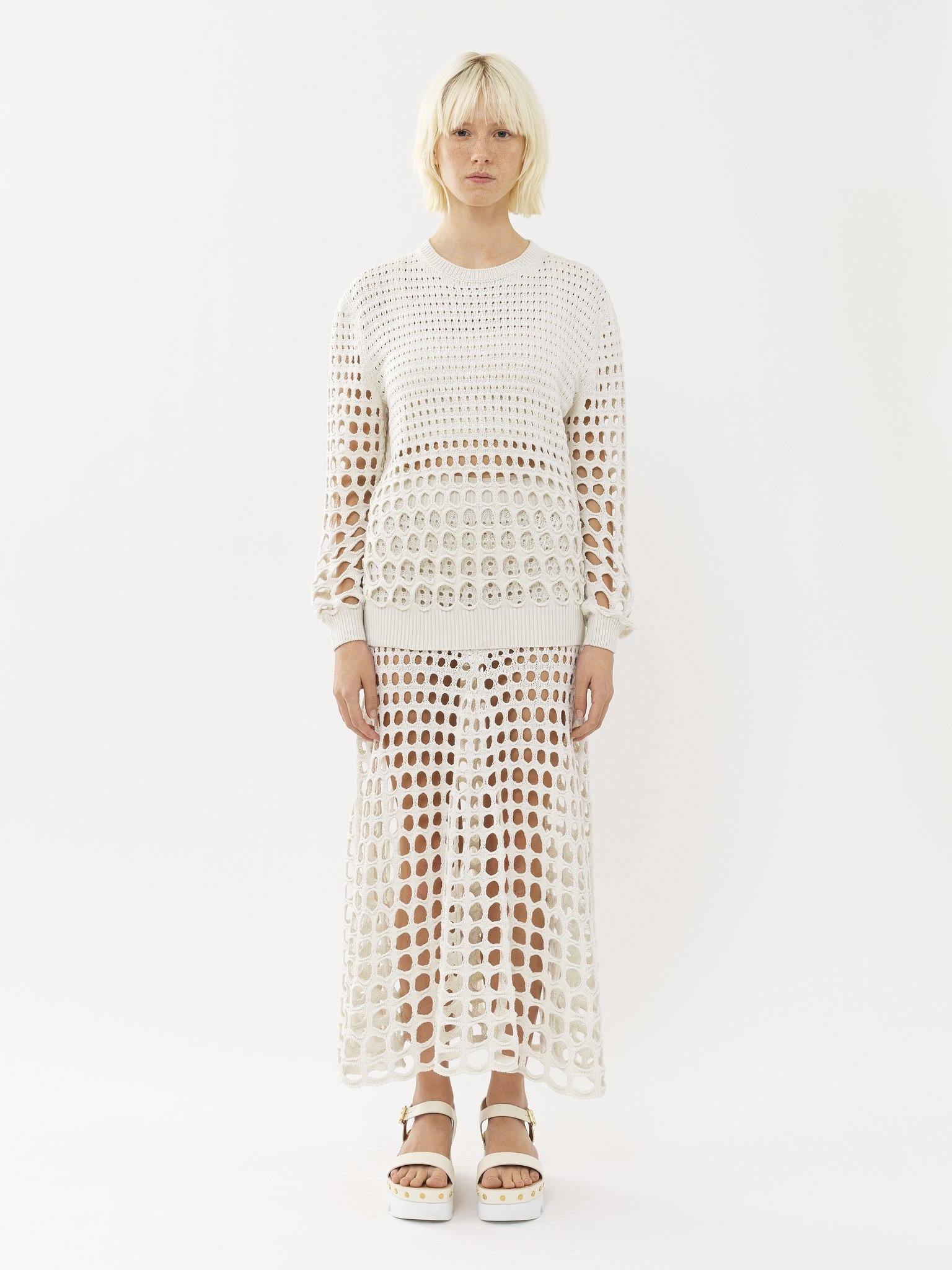 MAXI FLARED SKIRT - 2