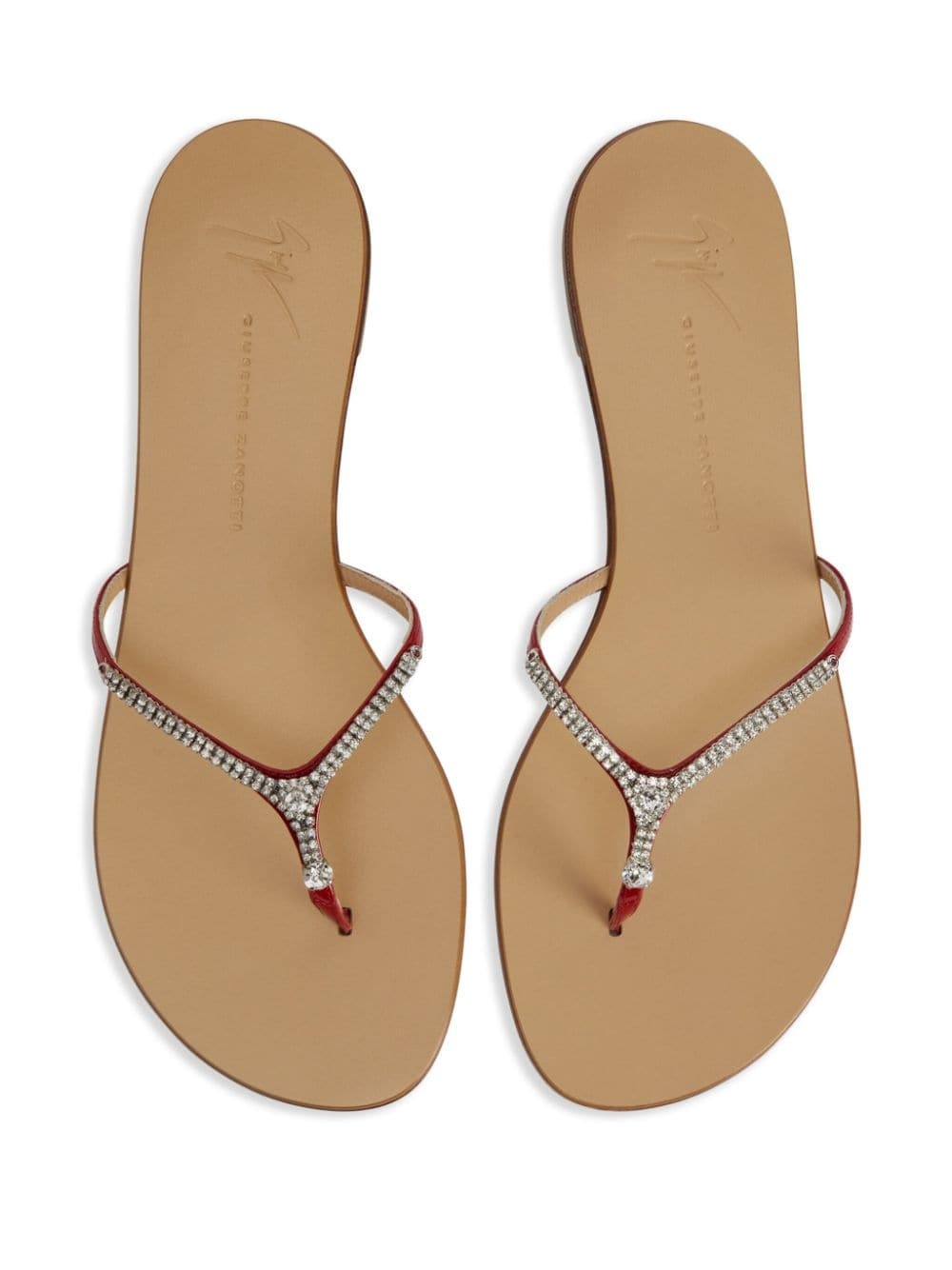 Gentille leather flip-flops - 4