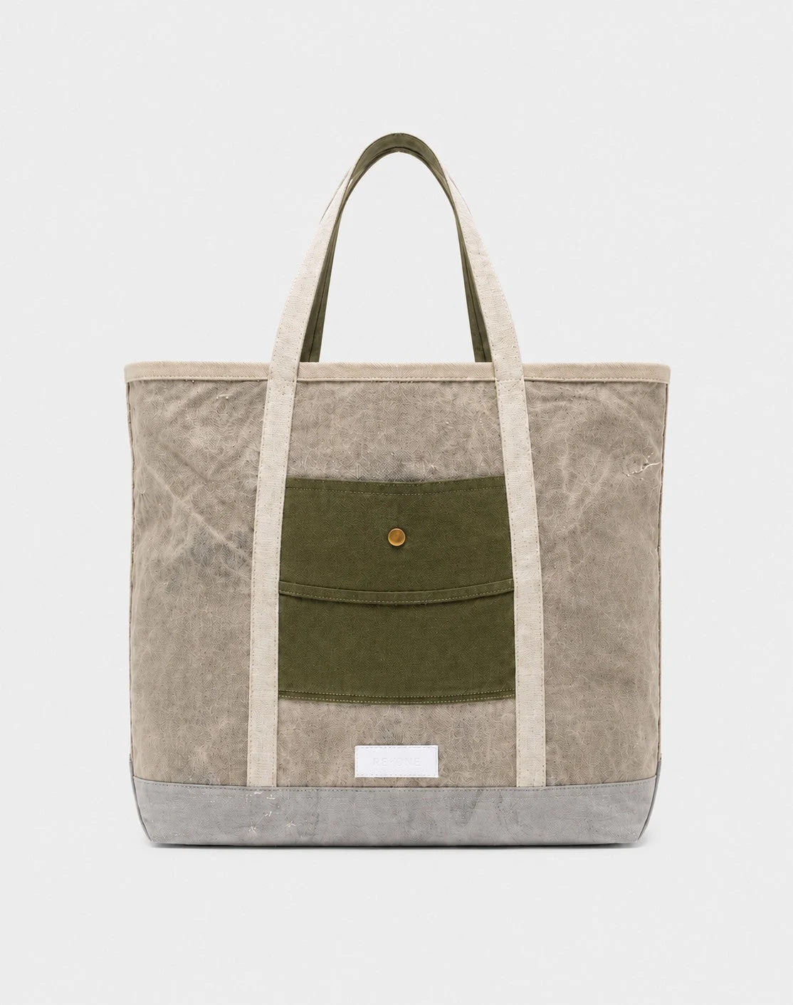 Upcycled Field Tote 03 - Pebble - 1