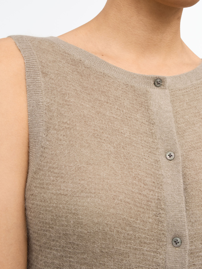 Rose Kid Mohair–Merino Vest 4