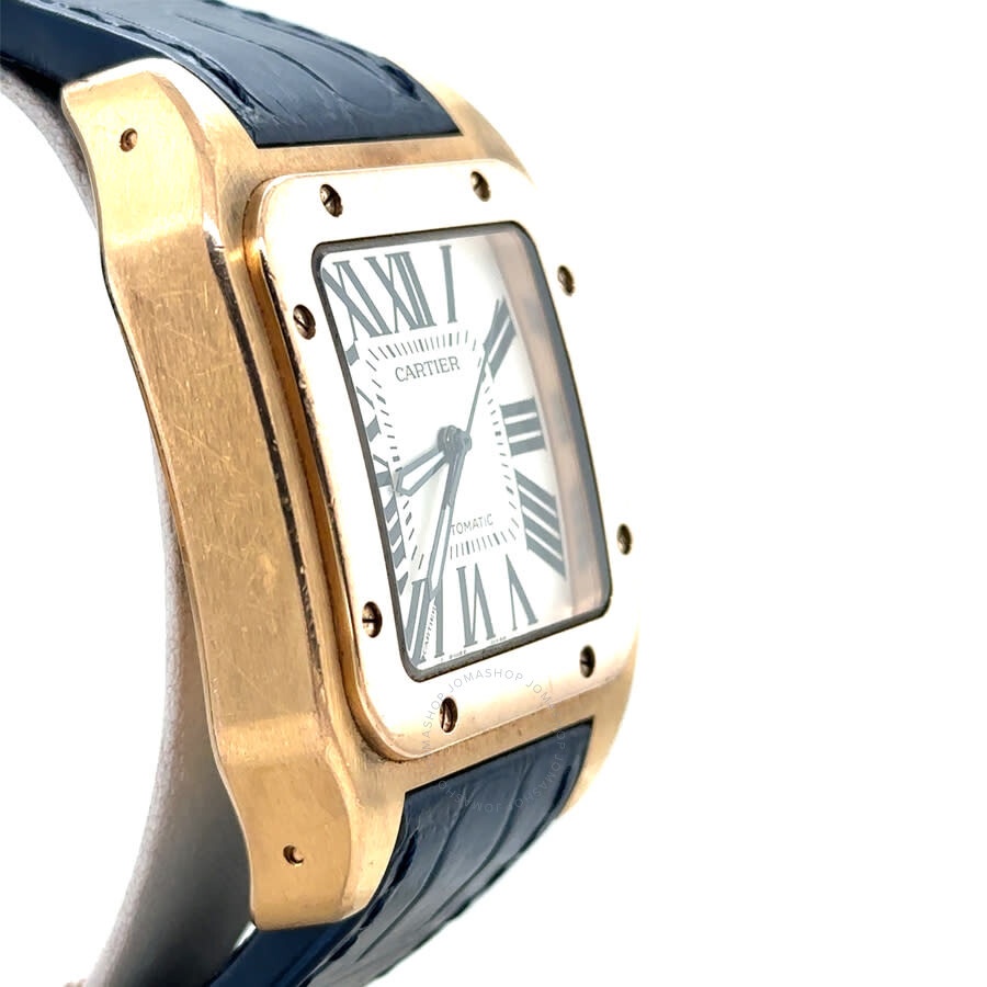 Pre-owned Cartier Santos 100 Automatic Men's Watch W20095Y1 - 3