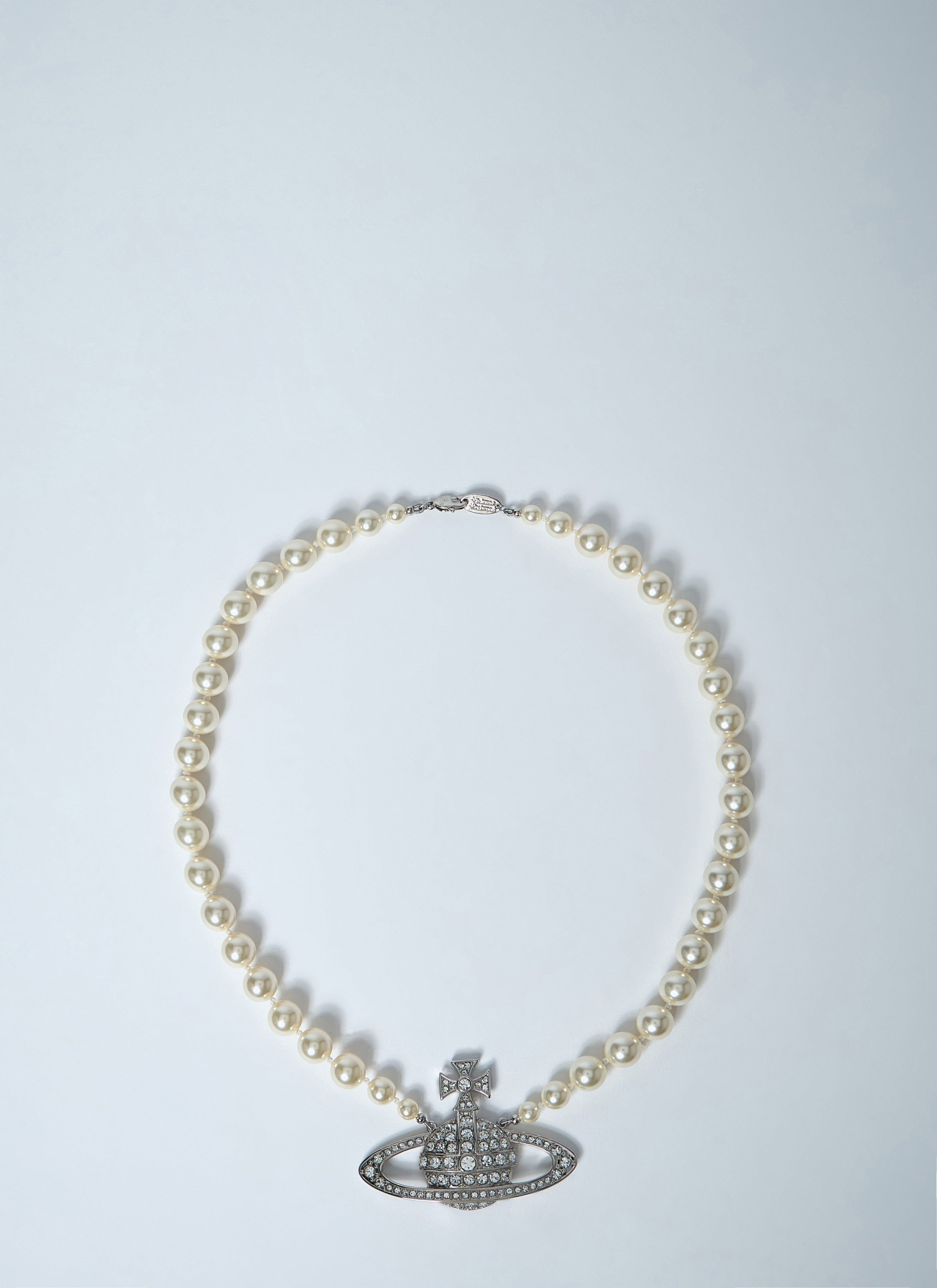 Vivienne Westwood Men Bas Relief Pearl Necklace - 1