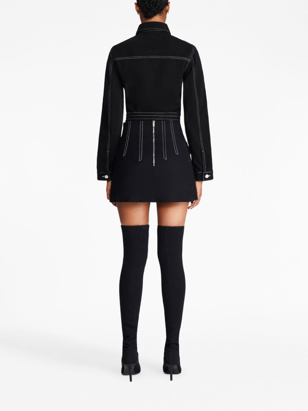 Frame high-waist miniskirt - 3
