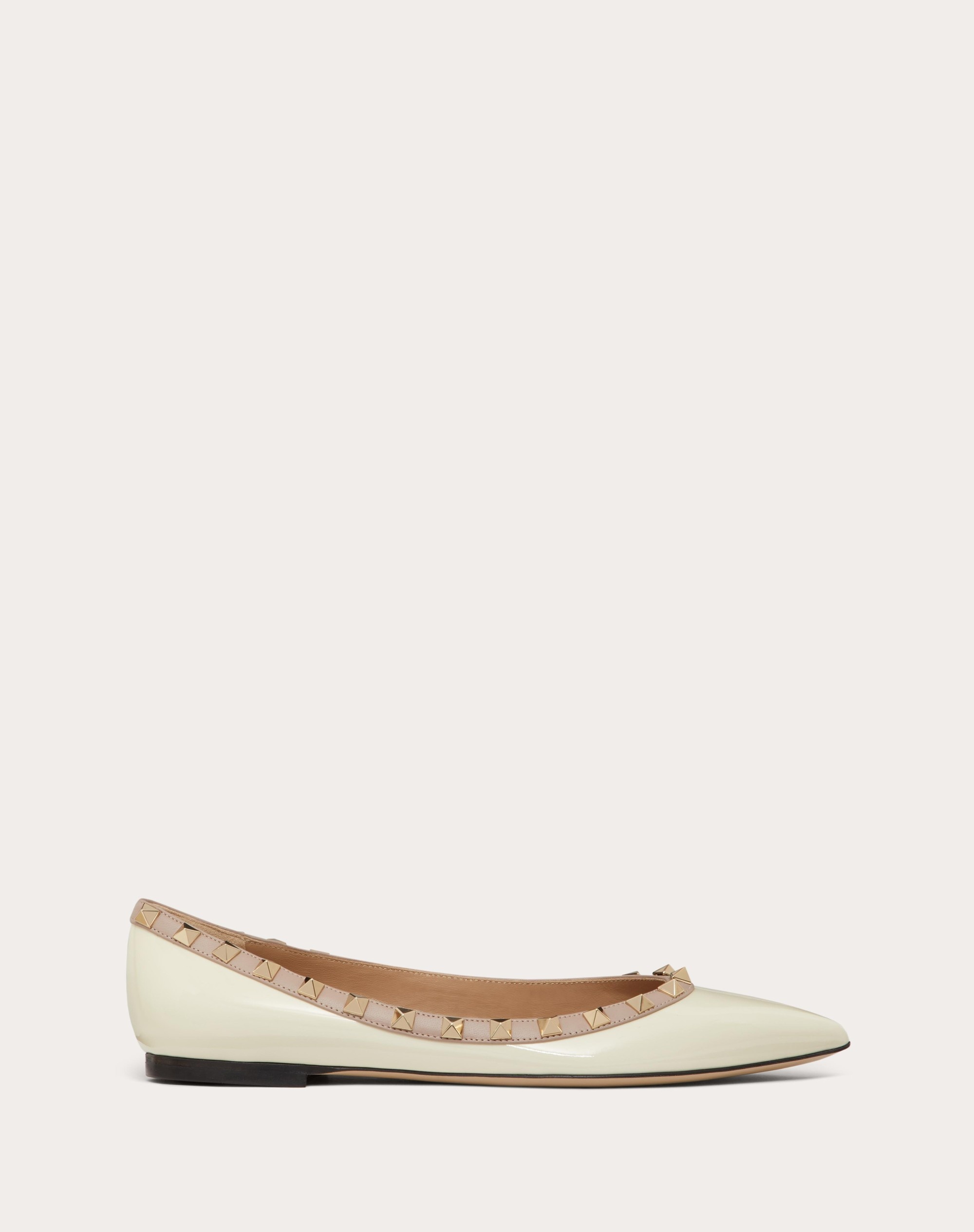 PATENT ROCKSTUD BALLET FLAT - 1