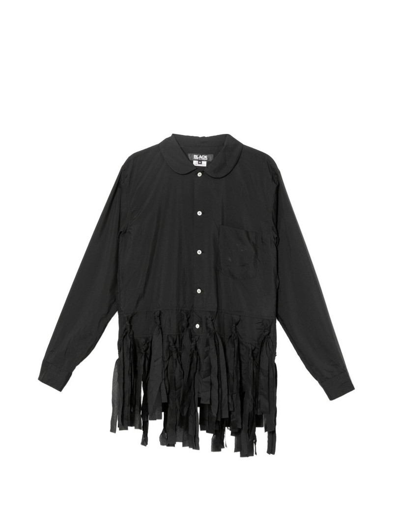 fringe long-sleeve shirt 1