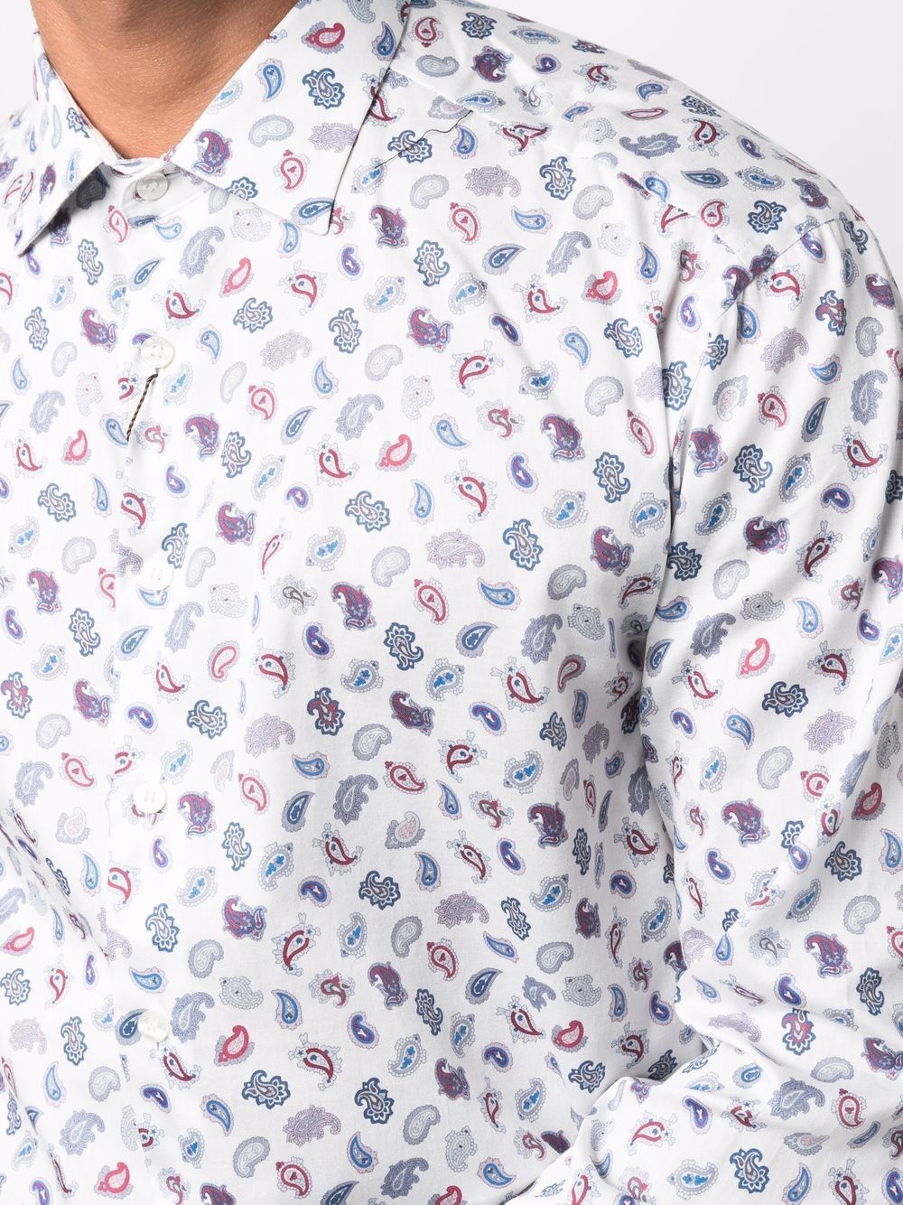 paisley-print cotton shirt - 5