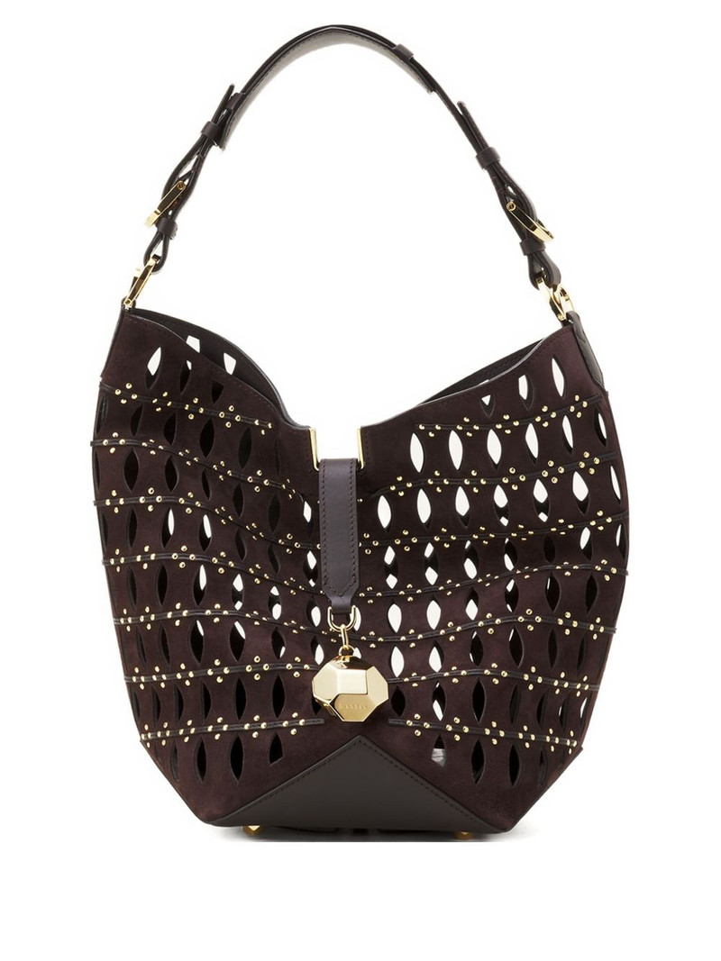 cutout studded bucket bag 1