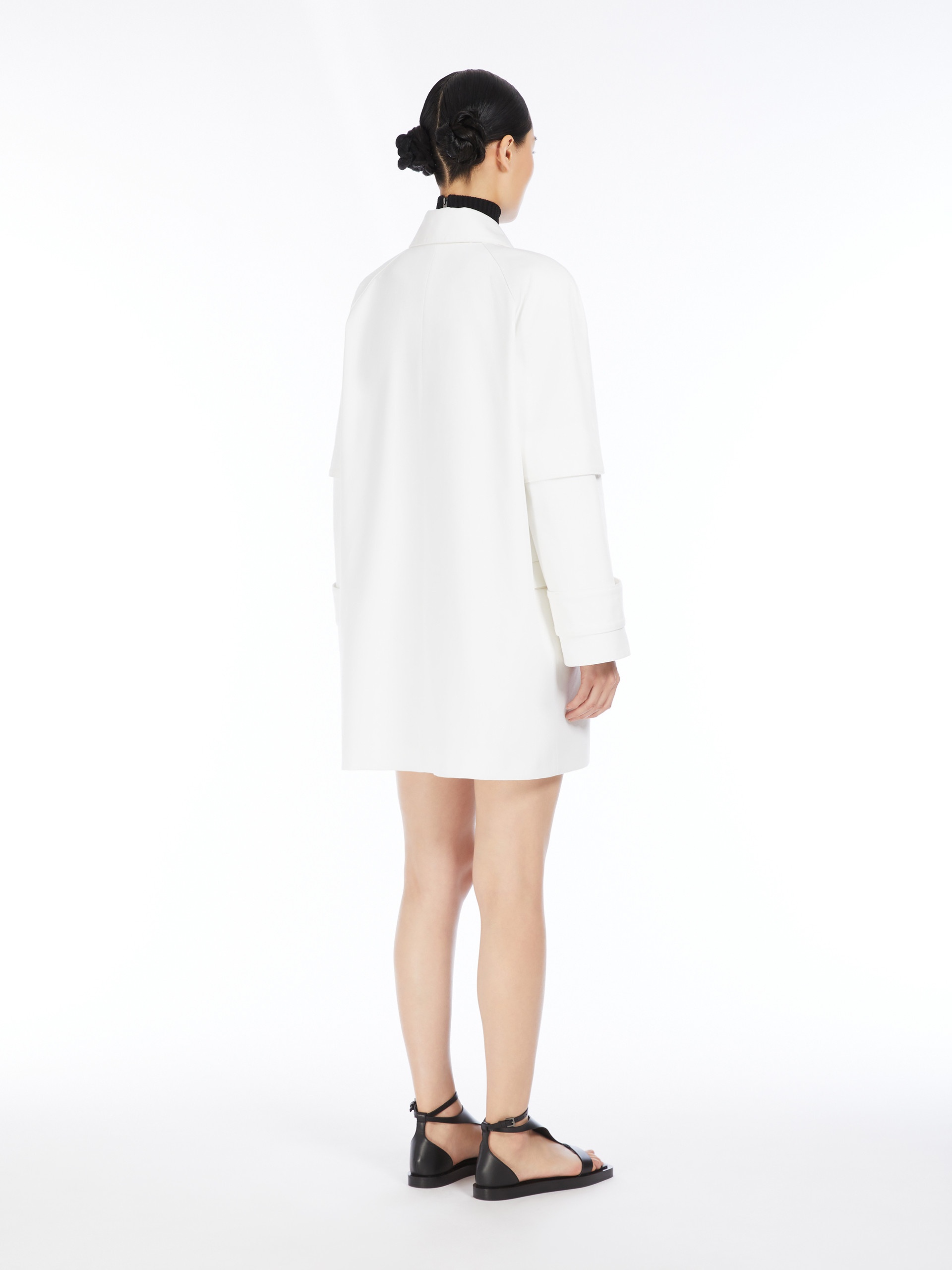 BABA Water-repellent gabardine trench coat - 4