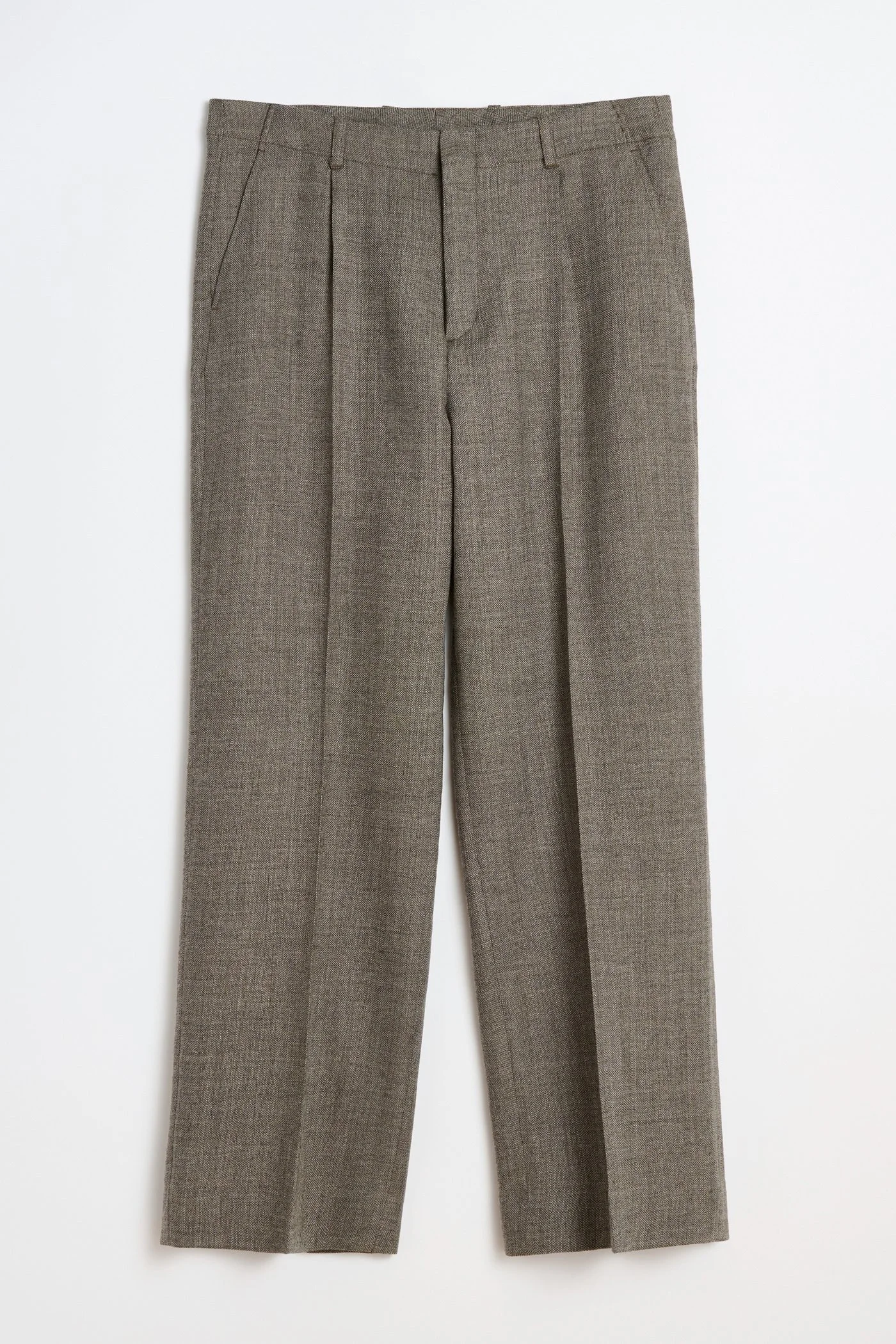 Borrowed Chino Brown Natural Herringbone - 1