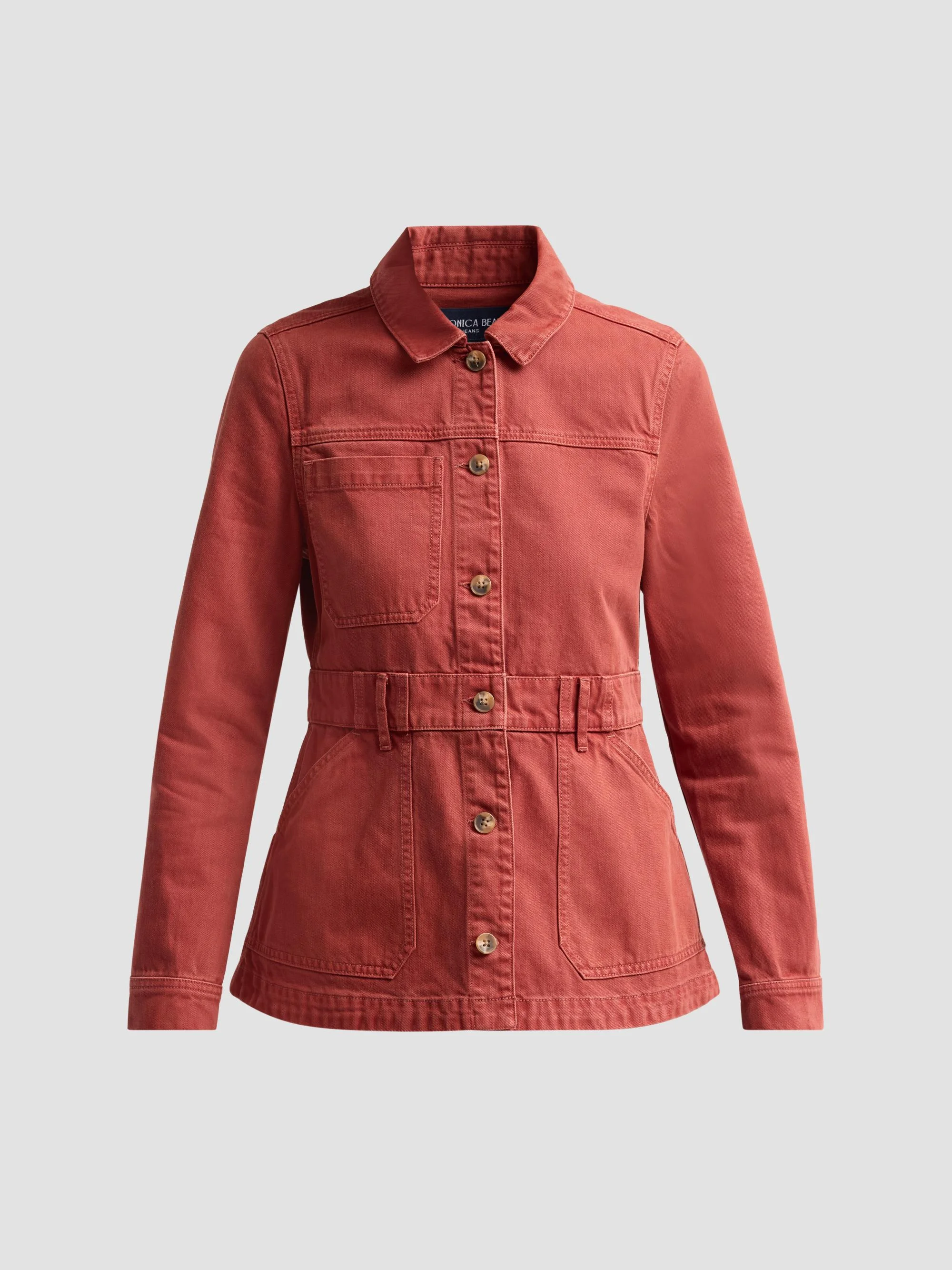 Women's Anzu Cotton Jacket - Rust - 1