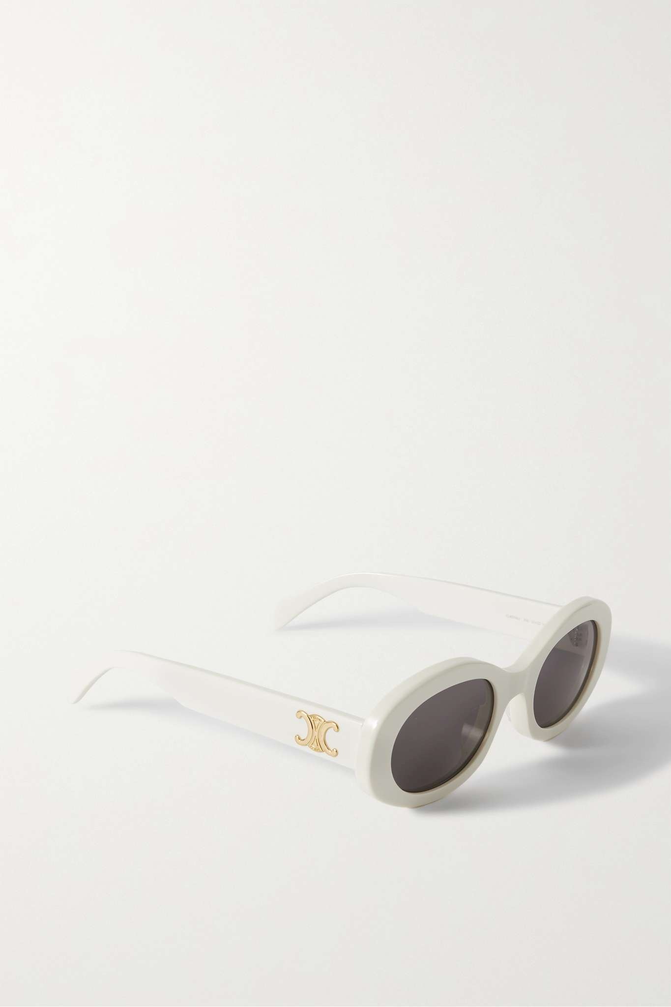 Triomphe oval-frame acetate sunglasses - 3