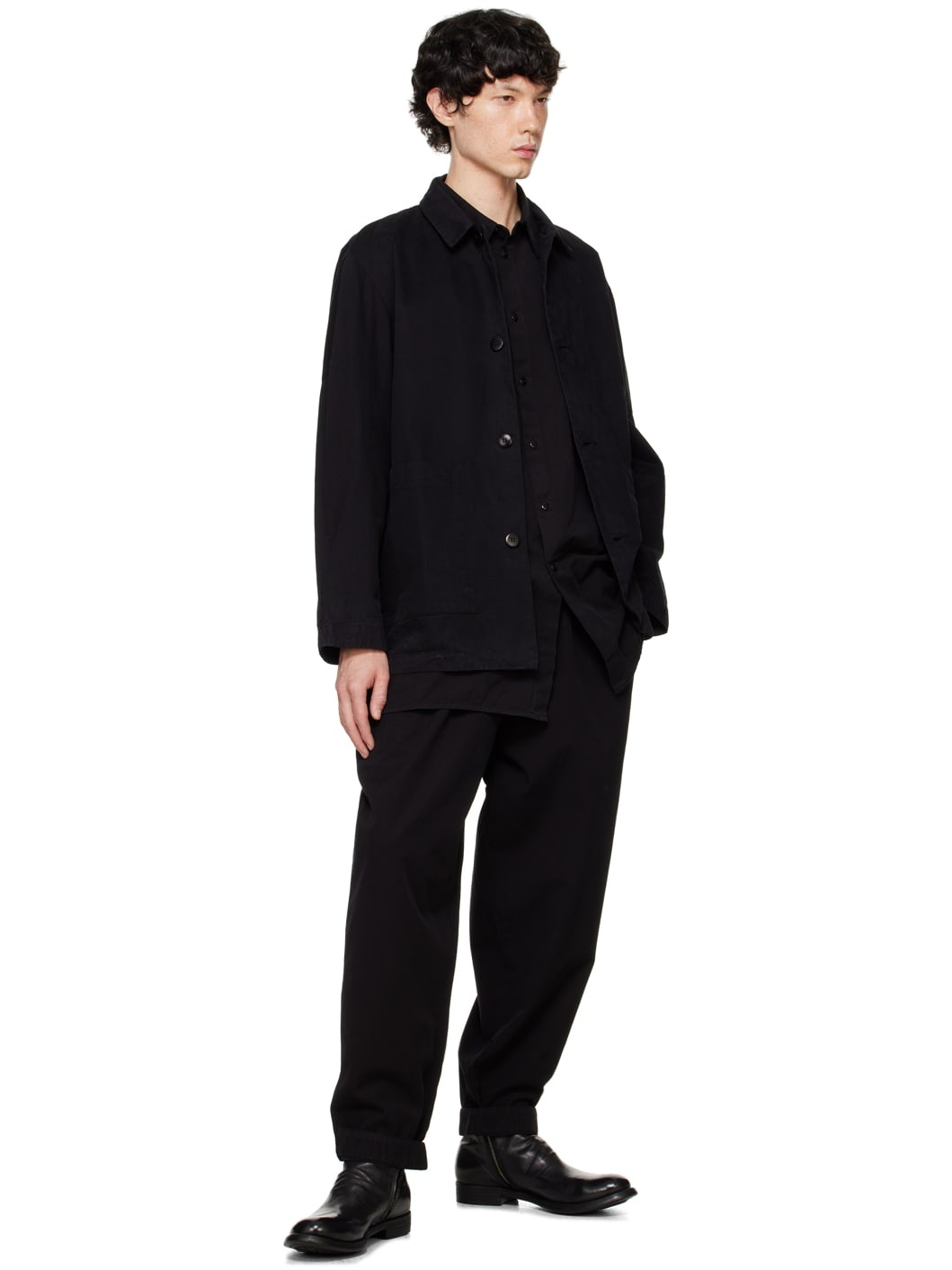 【toogood】THE GYMNAST TROUSER_UMBER Black 'The Gymnast' Trouser by Toogood on Sale