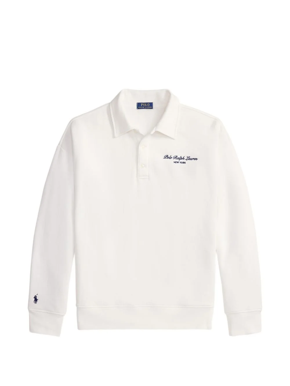 logo-print polo-collar polo shirt - 1