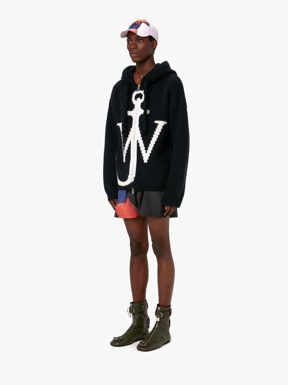 ZIP FRONT ANCHOR HOODIE - 4