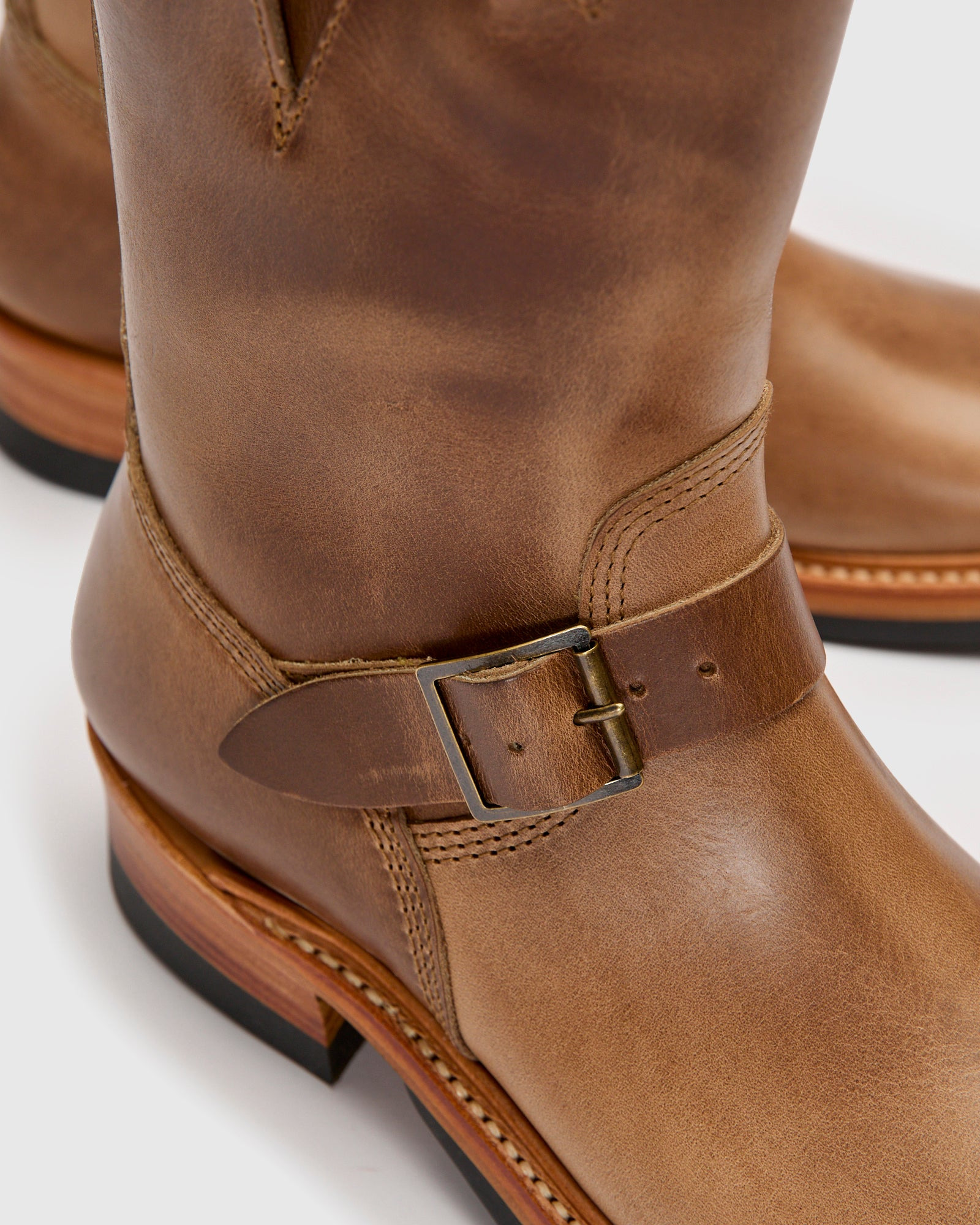 Wabash Engineer Boot in Horween Chromexcel Natural - 8