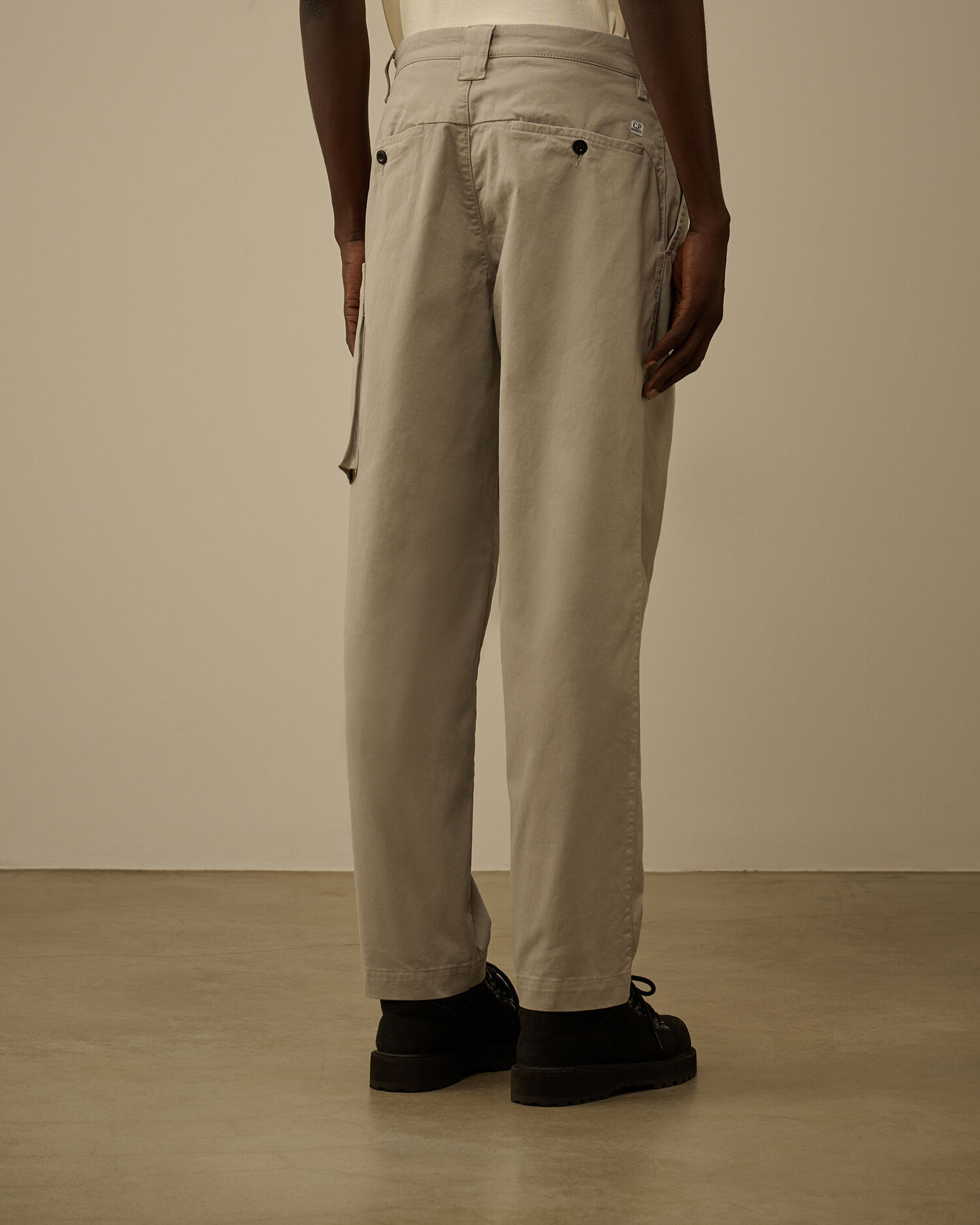 Stretch Sateen Regular Cargo Pants - 4