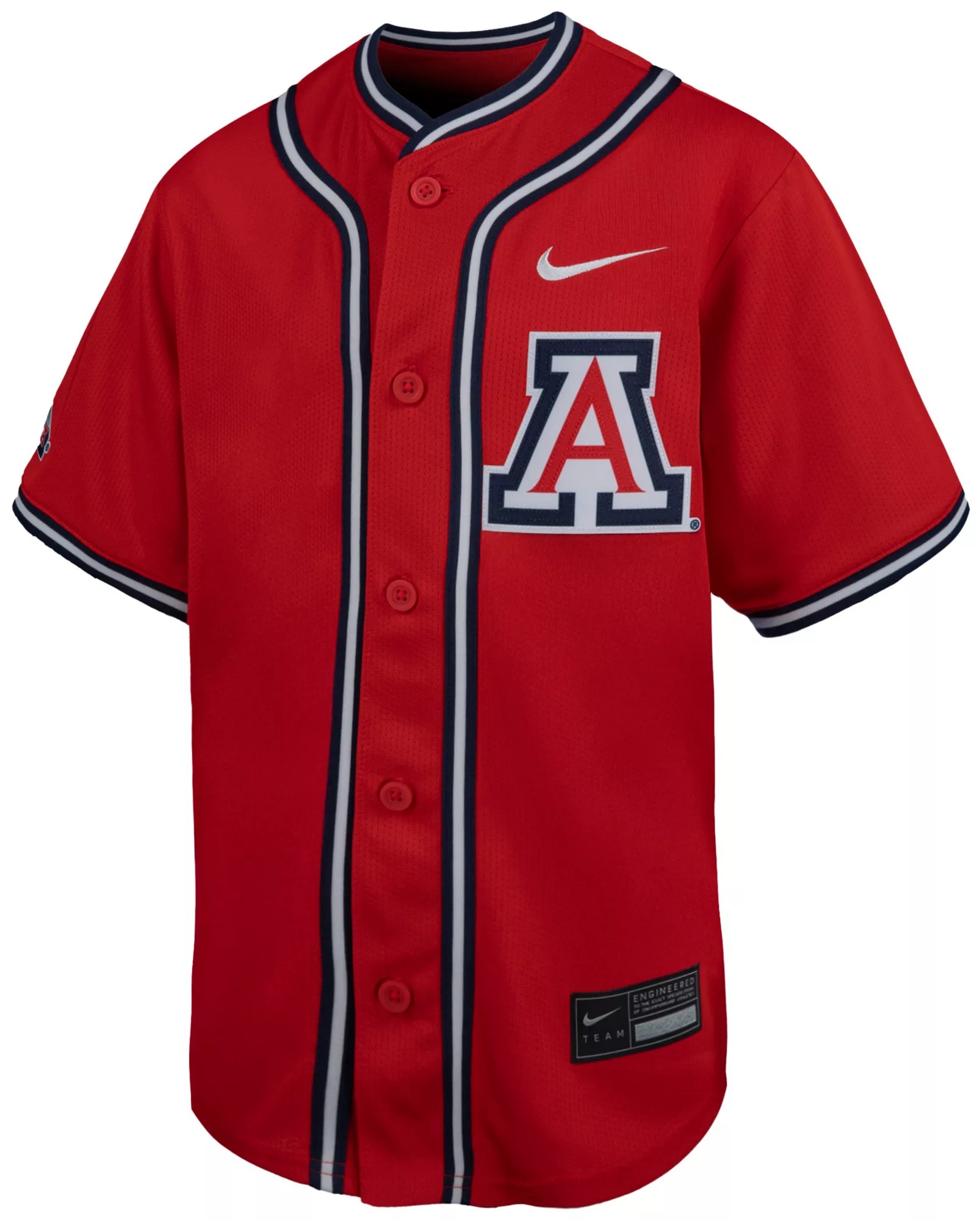 Nike Youth Arizona Wildcats Red Replica Baseball Jersey - 1
